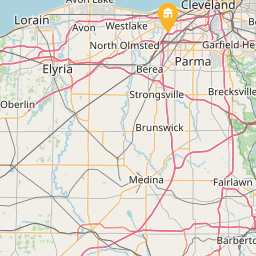La Quinta Inn & Suites Cleveland – Airport North on the map